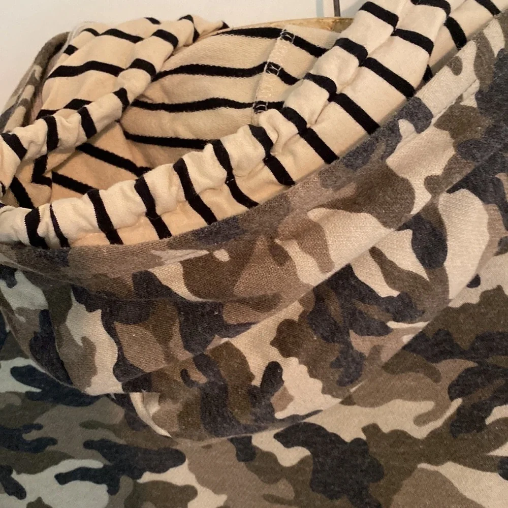 Ampersand Camo Double hooded sweatshirt (M1)